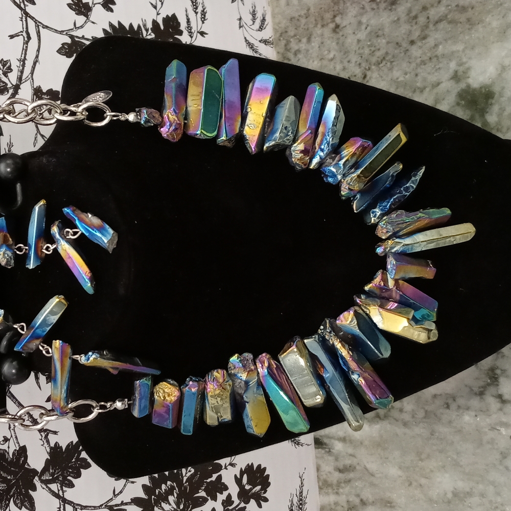Limited Edition Multi Oil Spill Necklace